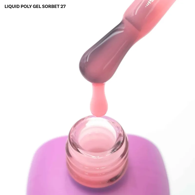 LIQUID POLY GEL 27 SORBET 15ML- Mixcoco