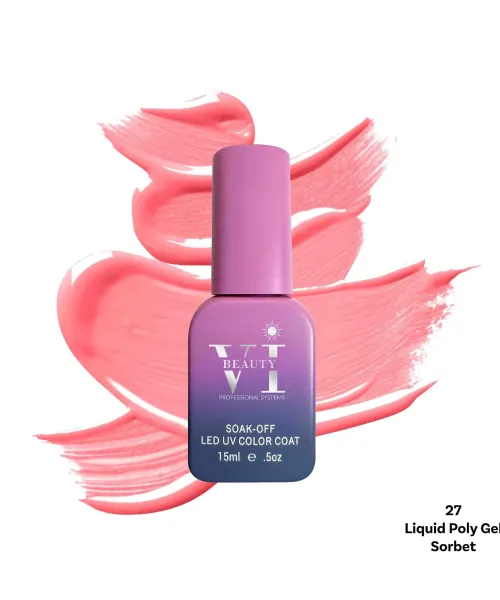 LIQUID POLY GEL 27 SORBET 15ML - SKU 175000-27