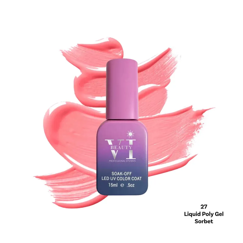 LIQUID POLY GEL 27 SORBET 15ML- Mixcoco