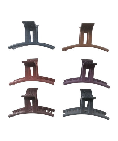 Κλάμερ μαλλιών διπλή απόχρωση glitter 8.5 cm