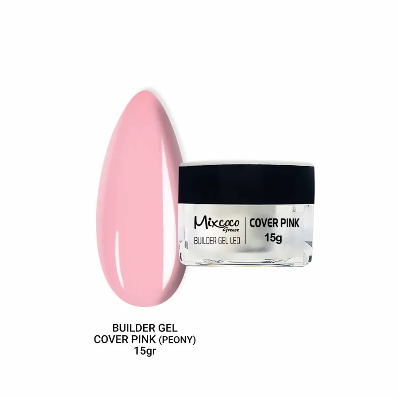 BUILDER GEL 15gr COVER PINK (PEONY) MIXCOCO - SKU 150215-02