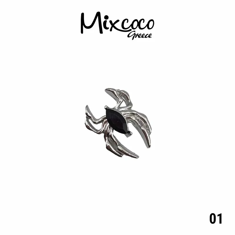 JEWELS ΜΕΤΑΛΛΙΚΑ ΔΙΑΚΟΣΜΗΤΙΚΑ 2ΤΕΜ DARK 02- Mixcoco