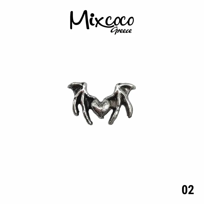 JEWELS ΜΕΤΑΛΛΙΚΑ ΔΙΑΚΟΣΜΗΤΙΚΑ 2ΤΕΜ DARK 02- Mixcoco