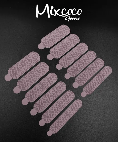 3D DESIGN SILICONE PADS - BUBBLE SNAKE- Mixcoco