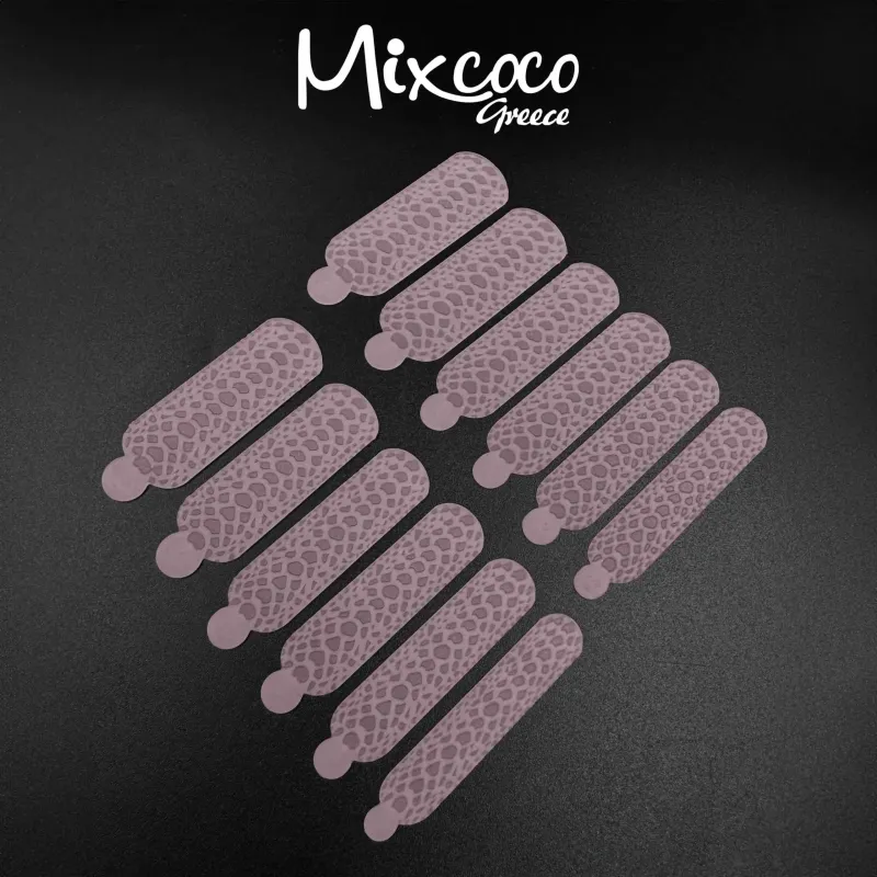 3D DESIGN SILICONE PADS - BUBBLE SNAKE- Mixcoco