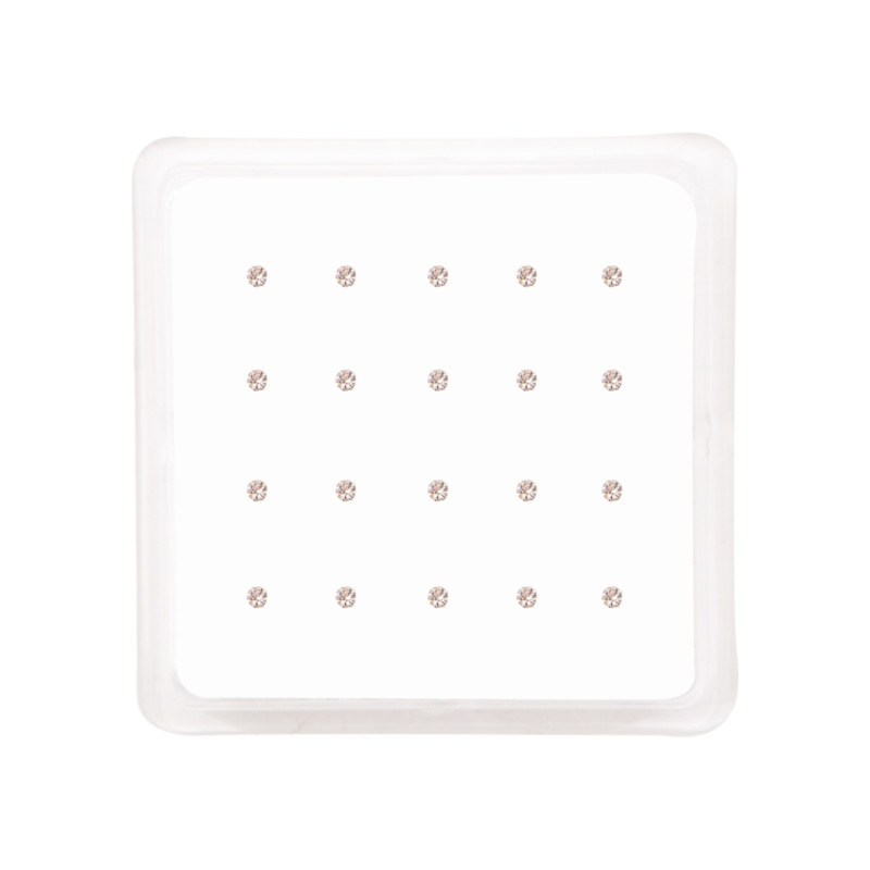 Σκουλαρίκι μύτης Silver 925 multiclip 1.5 mm με μπίλια