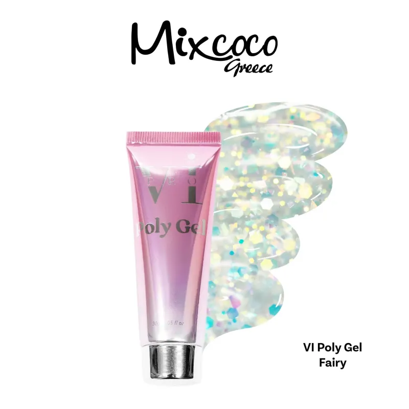 VI PRO GLITTER POLY GEL FAIRY 30GR - SKU 174030