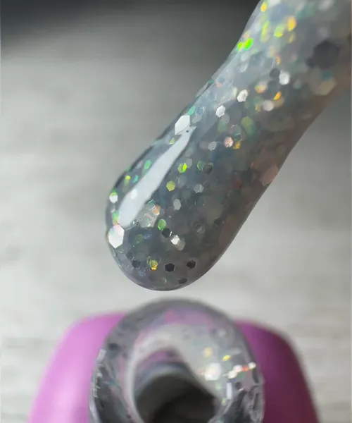 GLITTER LIQUID POLY GEL 01 VEIL 15ML - SKU 175001-01