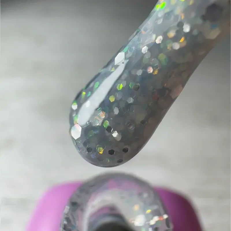 GLITTER LIQUID POLY GEL 01 VEIL 15ML - SKU 175001-01