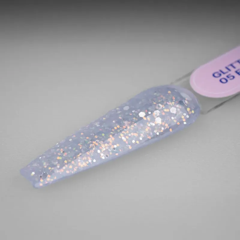 GLITTER LIQUID POLY GEL 05 ECHO 15ML - SKU 175001-05