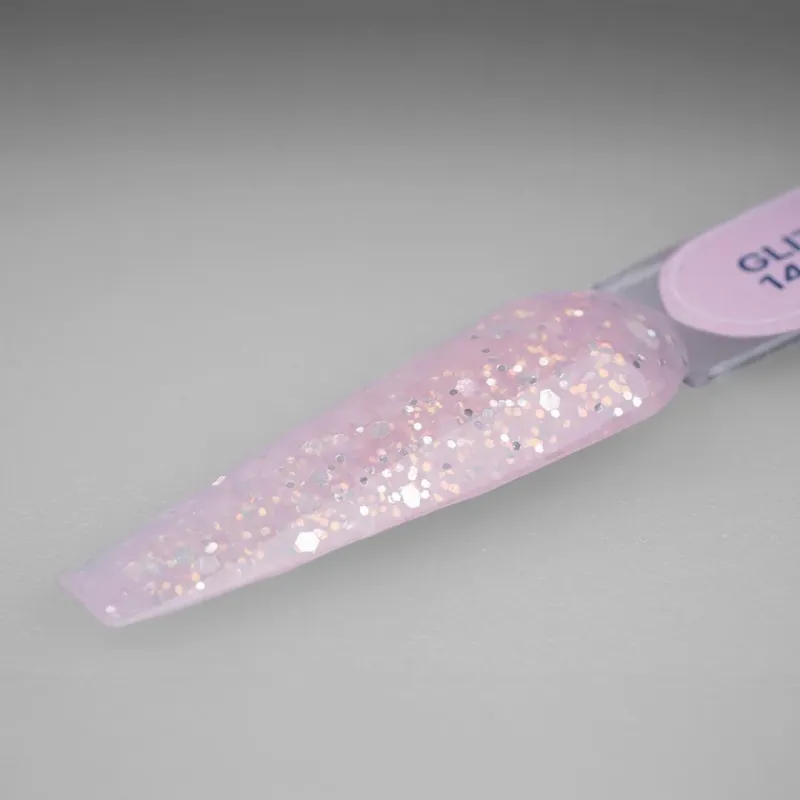 GLITTER LIQUID POLY GEL 14 TWINKLE 15ML - SKU 175001-14