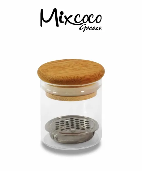 ΓΥΑΛΙΝΟ ΒΑΖΟ ΚΑΘΑΡΙΣΜΟΥ ΠΙΝΕΛΩΝ- Mixcoco