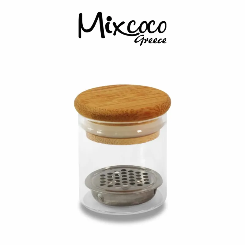 ΓΥΑΛΙΝΟ ΒΑΖΟ ΚΑΘΑΡΙΣΜΟΥ ΠΙΝΕΛΩΝ- Mixcoco