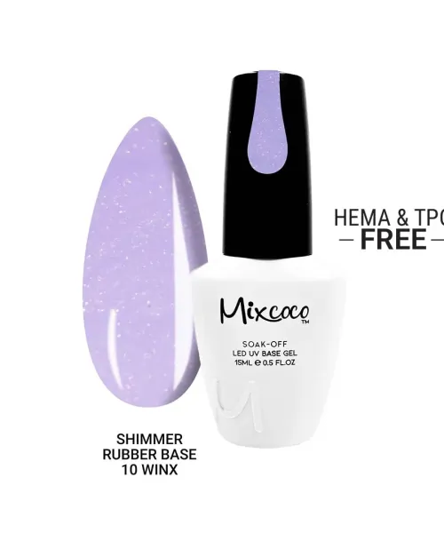 SHIMMER RUBBER BASE 10 WINX 15ML - SKU 100196-10