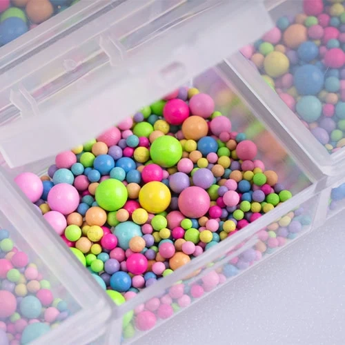 ΠΟΛΥΧΡΩΜΑ ΜΕΤΑΛΛΙΚΑ ΣΦΑΙΡΙΔΙΑ ΔΙΑΚΟΣΜΗΣΗΣ- Mixcoco