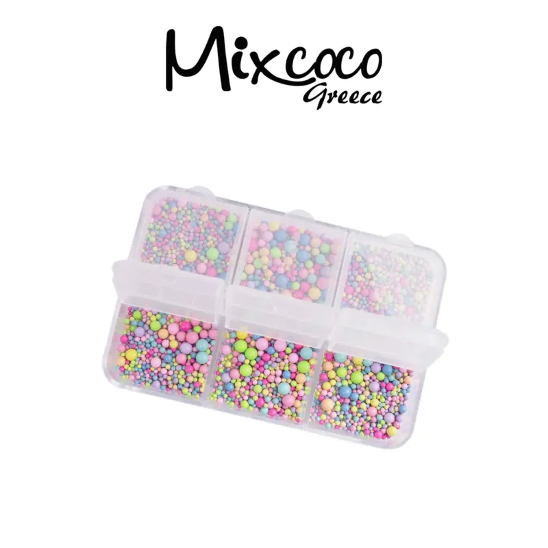 ΠΟΛΥΧΡΩΜΑ ΜΕΤΑΛΛΙΚΑ ΣΦΑΙΡΙΔΙΑ ΔΙΑΚΟΣΜΗΣΗΣ- Mixcoco