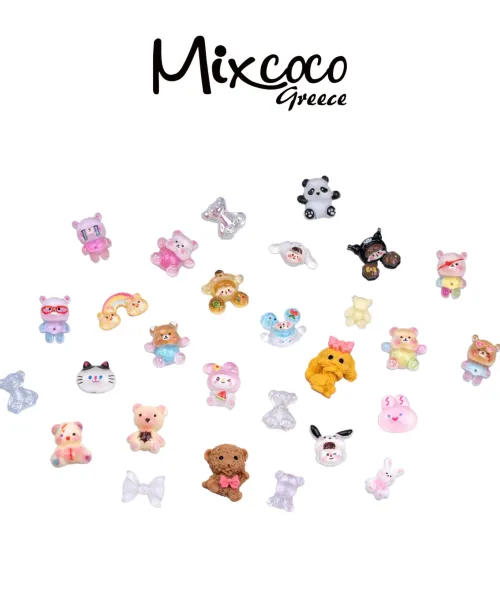ΔΙΑΚΟΣΜΗΤΙΚΑ ΝΥΧΙΩΝ CUTE 02 - 1ΤΕΜ- Mixcoco