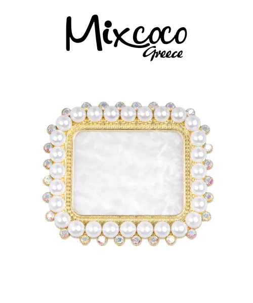 ΠΑΛΕΤΑ ΑΝΑΜΕΙΞΗΣ ΧΡΩΜΑΤΩΝ RECTANGLE GOLD PEARL- Mixcoco