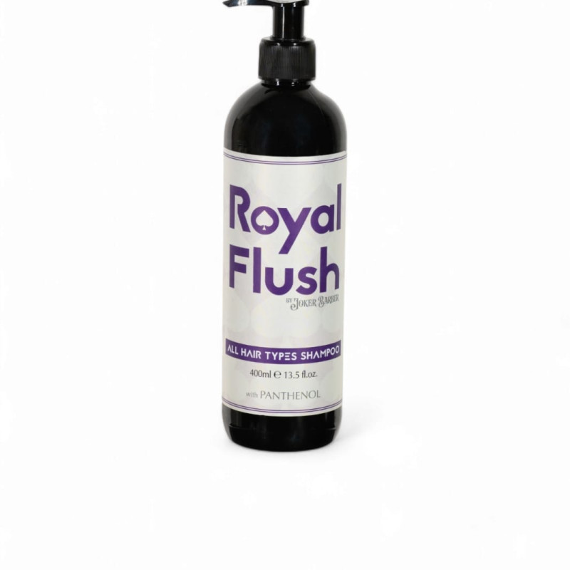 ROYAL FLASH BY JOKER BARBER ALL HAIR TYPES SHAMPOO 400ml