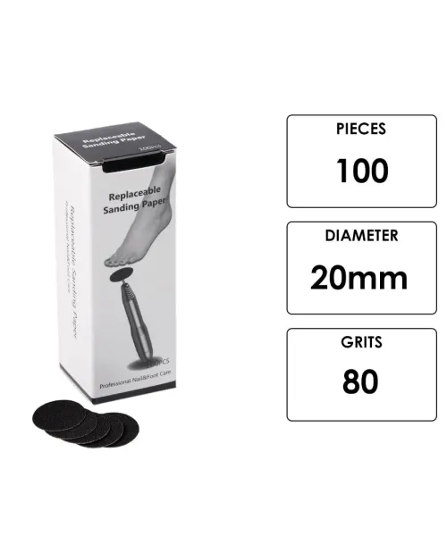 ΑΝΤΑΛΛΑΚΤΙΚΑ PODODISC 20MM COARSE 100ΤΜΧ- Mixcoco