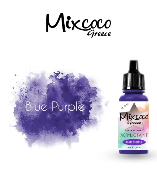 ΑΚΡΥΛΙΚΟ ΧΡΩΜΑ ΑΕΡΟΓΡΑΦΟΥ BLUE-PURPLE  15ML - SKU 204152