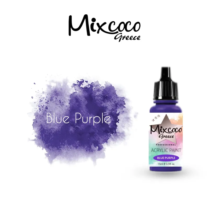 ΑΚΡΥΛΙΚΟ ΧΡΩΜΑ ΑΕΡΟΓΡΑΦΟΥ BLUE-PURPLE  15ML - SKU 204152