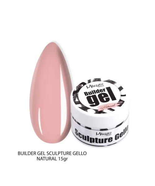 BUILDER GEL SCULPTURE GELLO NATURAL MIXCOCO 15GR - SKU 150815