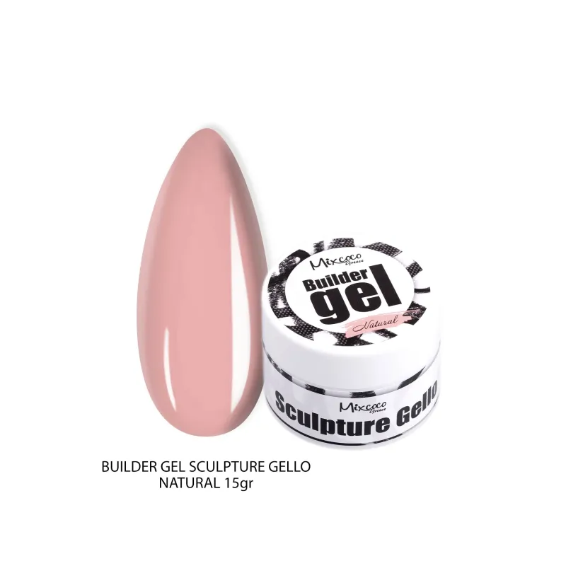 BUILDER GEL SCULPTURE GELLO NATURAL MIXCOCO 15GR - SKU 150815