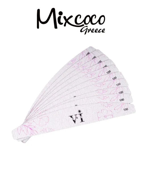 VI PRO ΑΝΤΑΛΛΑΚΤΙΚΑ ΛΙΜΑΣ BOAT 100GRIT 10ΤΕΜ- Mixcoco