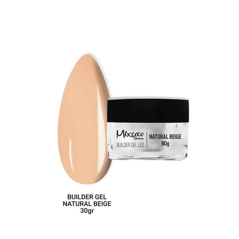 BUILDER GEL 30GR NATURAL BEIGE MIXCOCO - SKU 150530