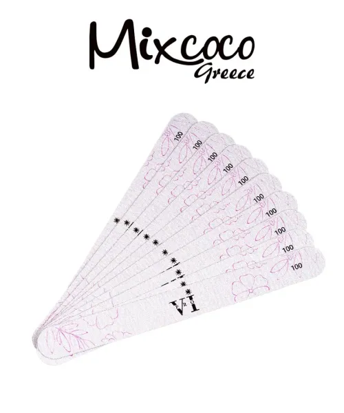 VI PRO ΑΝΤΑΛΛΑΚΤΙΚΑ ΛΙΜΑΣ STRAIGHT 100GRIT 10ΤΕΜ- Mixcoco