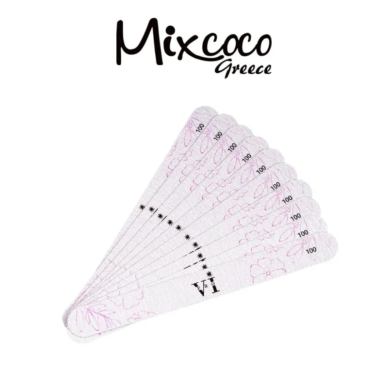VI PRO ΑΝΤΑΛΛΑΚΤΙΚΑ ΛΙΜΑΣ STRAIGHT 100GRIT 10ΤΕΜ- Mixcoco