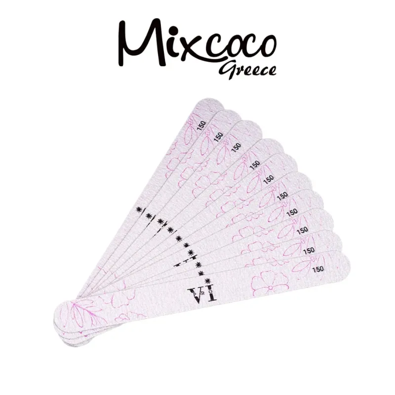 VI PRO ΑΝΤΑΛΛΑΚΤΙΚΑ ΛΙΜΑΣ STRAIGHT 150GRIT 10ΤΕΜ- Mixcoco