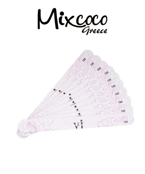 VI PRO ΑΝΤΑΛΛΑΚΤΙΚΑ ΛΙΜΑΣ STRAIGHT 180GRIT 10ΤΕΜ- Mixcoco