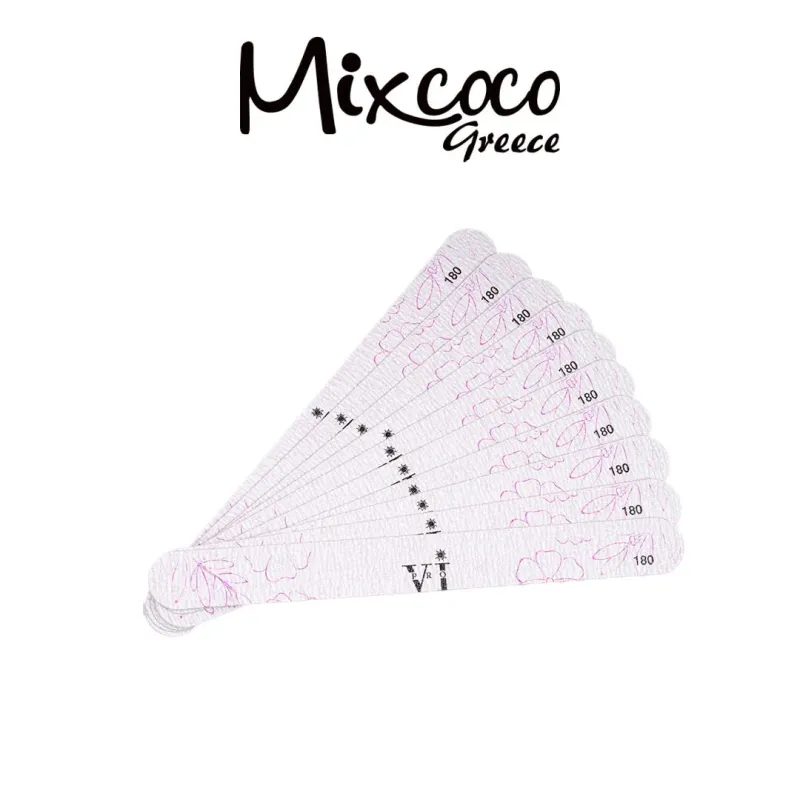 VI PRO ΑΝΤΑΛΛΑΚΤΙΚΑ ΛΙΜΑΣ STRAIGHT 180GRIT 10ΤΕΜ- Mixcoco