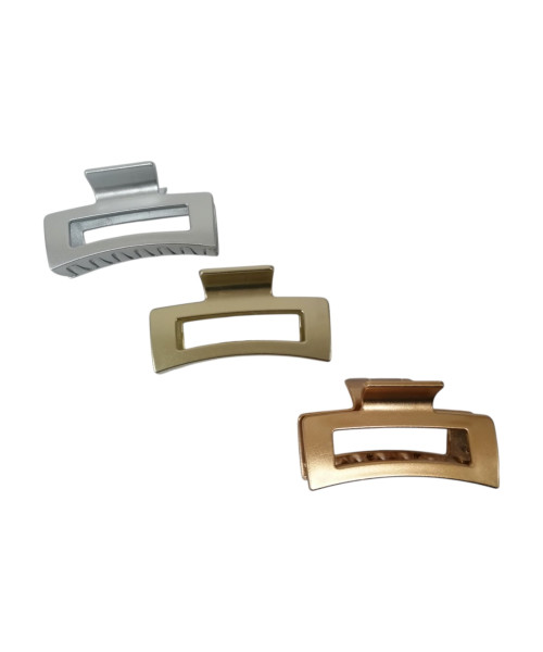 Κλάμερ μαλλιών μεταλλικές αποχρώσεις 8.5 cm