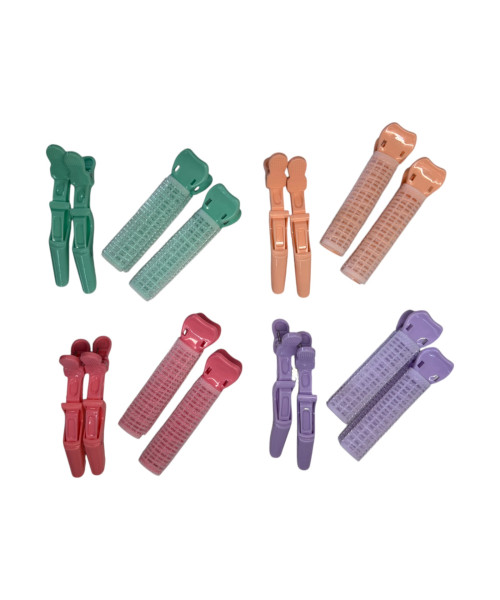 Kλιπ μαλλιών για μπούκλες και ογκο σετ 4 τεμ