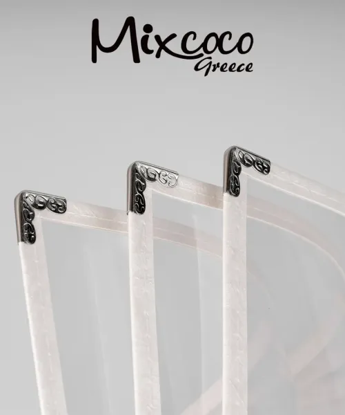 ΔΕΡΜΑΤΙΝΟ BOOK ΔΕΙΓΜΑΤΙΣΜΟΥ- Mixcoco