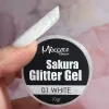 SAKURA GLITTER GEL 01 WHITE - SKU 150600-01