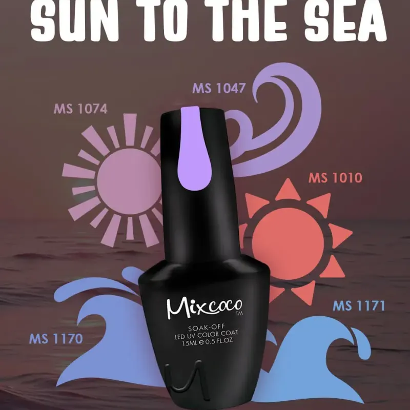 KIT ΒΕΡΝΙΚΙΩΝ MIXCOCO SUN TO THE SEA - SKU 151000-06