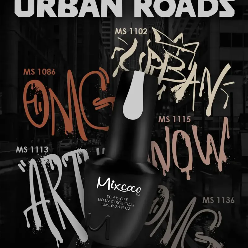 KIT ΒΕΡΝΙΚΙΩΝ MIXCOCO URBAN ROADS - SKU 151000-05