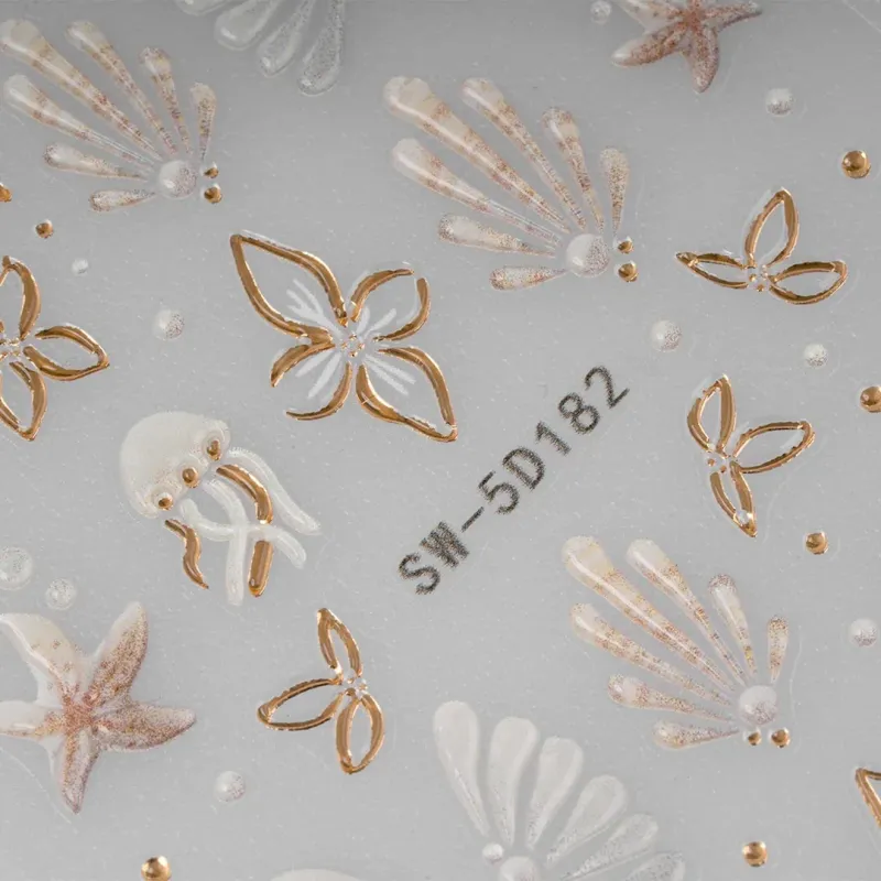 ΔΙΑΚΟΣΜΗΤΙΚΑ ΑΥΤΟΚΟΛΛΗΤΑ ΝΥΧΙΩΝ GOLDEN SUMMER- Mixcoco