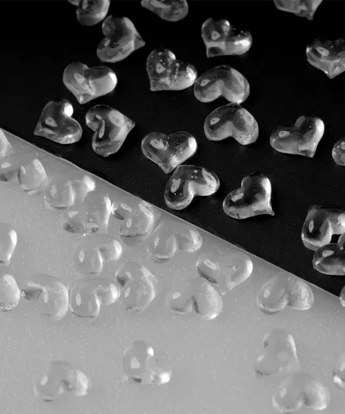 ΔΙΑΚΟΣΜΗΤΙΚΕΣ ΚΑΡΔΟΥΛΕΣ ΔΙΑΦΑΝΕΣ 6ΤΕΜ- Mixcoco