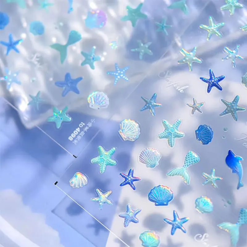 ΔΙΑΚΟΣΜΗΤΙΚΑ ΑΥΤΟΚΟΛΛΗΤΑ ΝΥΧΙΩΝ ΓΑΛΑΖΙΟΣ ΒΥΘΟΣ- Mixcoco