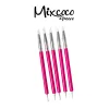2 - WAY SILICONE - DOTTING TOOL 5PCS- Mixcoco