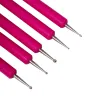 2 - WAY SILICONE - DOTTING TOOL 5PCS- Mixcoco