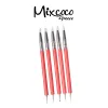 2 - WAY SILICONE - DOTTING TOOL 5PCS- Mixcoco