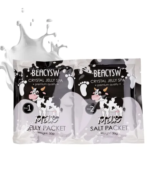 Crystal Jelly Salt Scrub 50gr Milk- Mixcoco