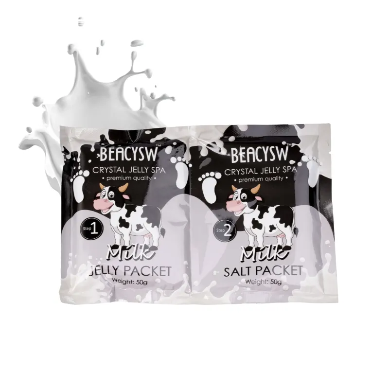 Crystal Jelly Salt Scrub 50gr Milk- Mixcoco