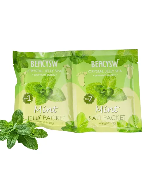 Crystal Jelly Salt Scrub 50gr Mint- Mixcoco